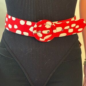 Red Polka Dot Belt